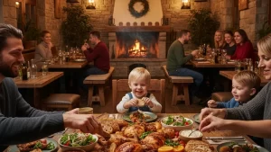 Best Family Friendly restaurants in Montreal, QC - cozy restaurant atmosphere with delicious food