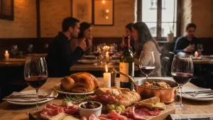 Best French restaurants in Montreal, QC - cozy restaurant atmosphere with delicious food