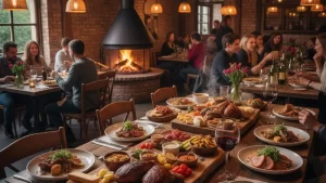 Best Lively restaurants in Montreal, QC - cozy restaurant atmosphere with delicious food