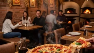 Best Pizza restaurants in Montreal, QC - cozy restaurant atmosphere with delicious food