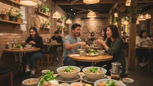 Best Vietnamese restaurants in Montreal, QC - cozy restaurant atmosphere with delicious food