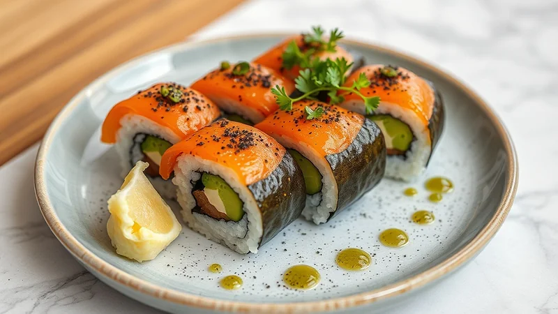 Sushi Momo Végétalien